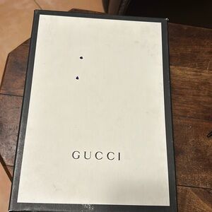 Gucci leather upper and so regent/elaphe black